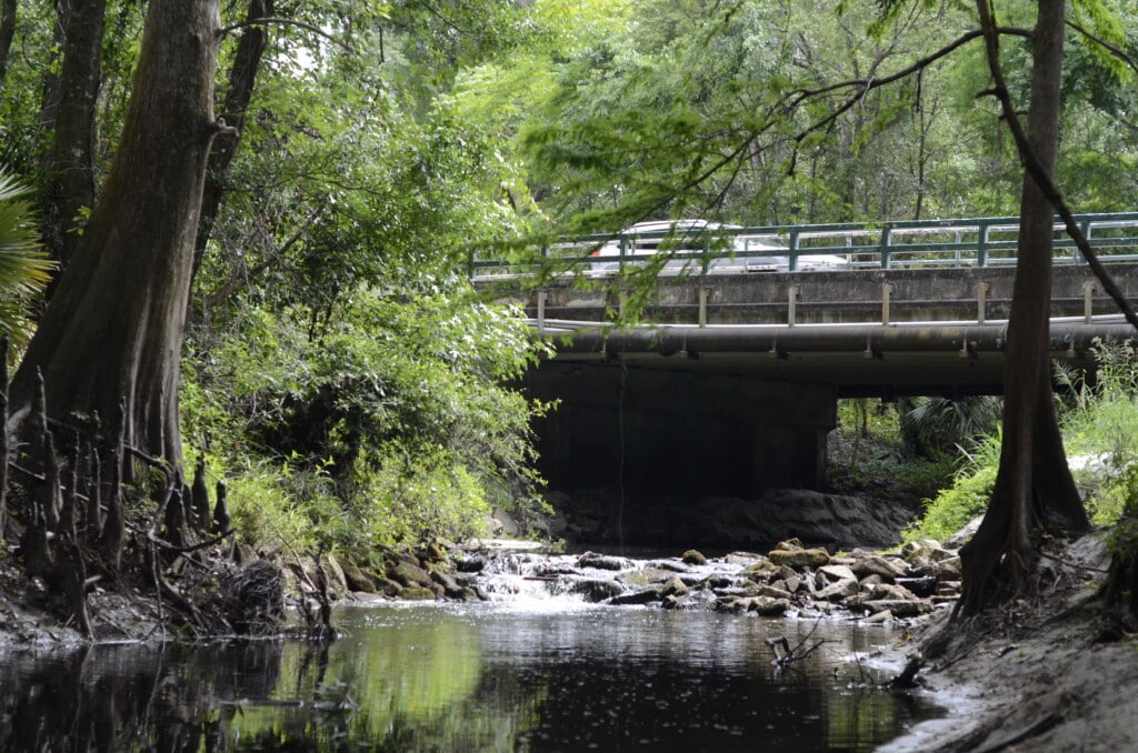 Creek sediment will be dredged to help water flow