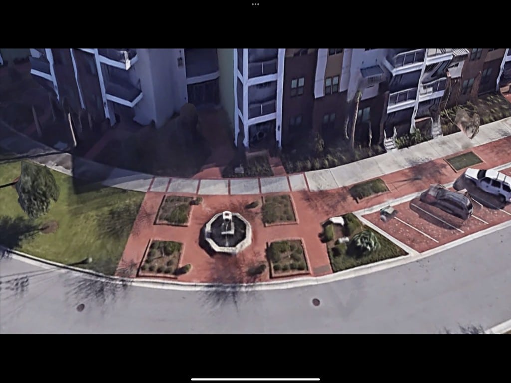 A Google Map satellite image shows one of the problem areas identified by the city within Oviedo on the Park.