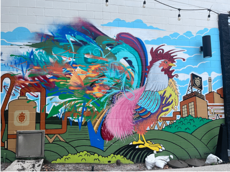 Oviedo Brewing Company mural
