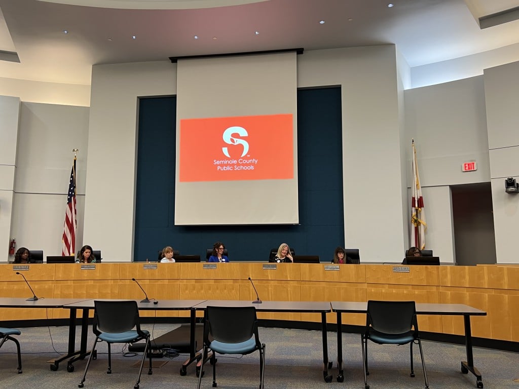 The Seminole County School Board met on Tuesday. 