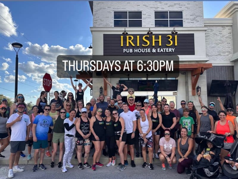 Irish 31 Irish 3.1 run club Struggle Bus run club